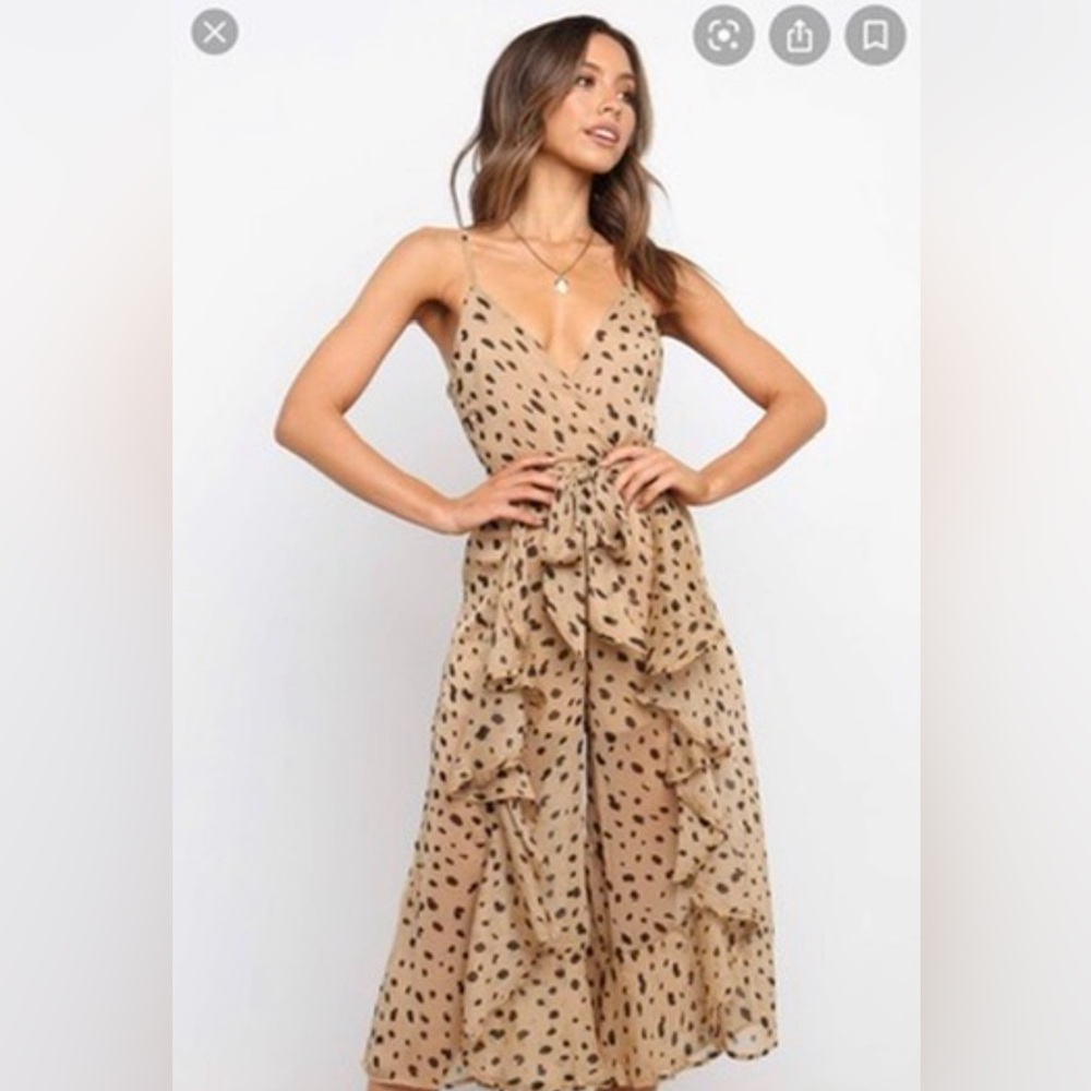 Printed semi-formal jumpsuit